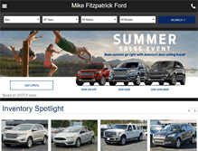 Tablet Screenshot of mikefitzpatrickford.com